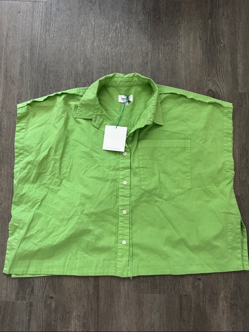 pistola Lime Green Short-Sleeve Button-Down Shirt